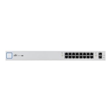 Ubiquiti US-16-150W UniFi Switch, 16 Gigabit RJ45 Ports, 2 SFP Ports, P