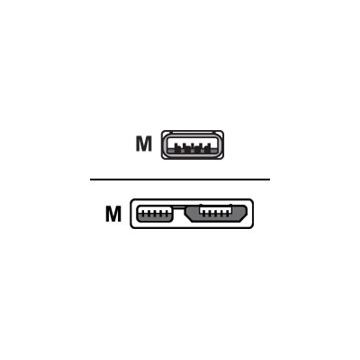 Roline Gold - USB-Kabel - Micro-USB Type B (M) bis USB Type A (M) - USB 3.0 - 80 cm