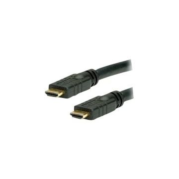 Roline HDMI High Speed Cable with Ethernet - HDMI mit Ethernetkabel - HDMI (M) bis HDMI (M) - 25 m - abgeschirmt - Schwarz