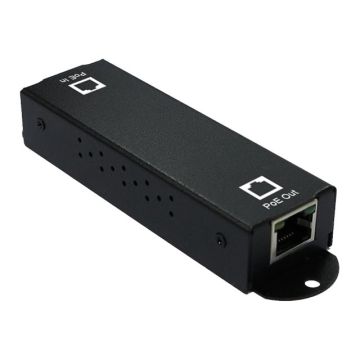 Roline Gigabit PoE+ Extender - Repeater - Gigabit Ethernet - 10Base-T, 100Base-TX, 1000Base-T - RJ-45 / RJ-45 - bis zu 100 m