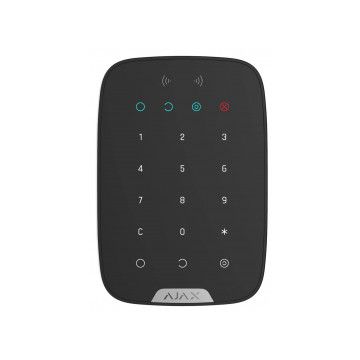 Ajax KeyPad Plus black Bedienfeld mit Kabellose Touch-Tastatur