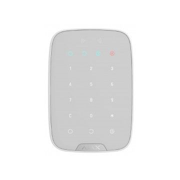 Ajax KeyPad Plus white Bedienfeld mit Kabellose Touch-Tastatur weiß