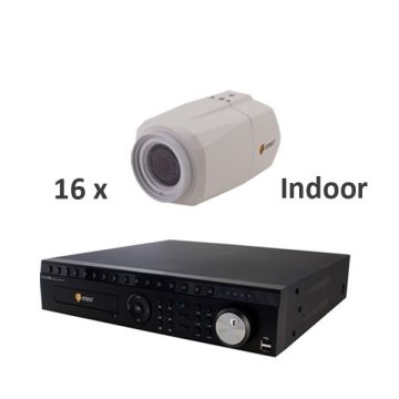 ENEO HDTVI Video Überwachungsset 16 Kanal 2MP Full HD Indoor