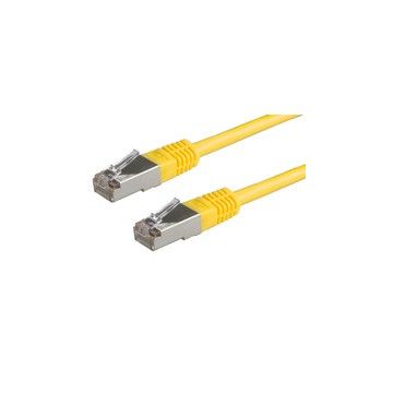 ROLINE S/FTP Patchkabel Kat.5e gelb 0,5m-20m