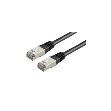 ROLINE S/FTP Patchkabel Kat. 5e schwarz 0,5m-20m