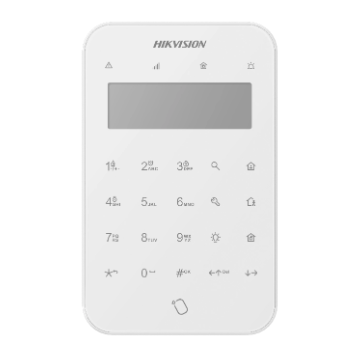 HIKVISION DS-PK1-LT-WE Ax Pro Drahtloses LCD Tastenfeld mit Kartenleser