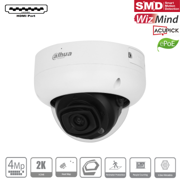 Dahua HDBW5441RP-ASE-HDMI-0280B (2,8mm) Dome Kamera WizMind 4MP