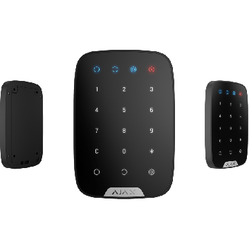 Ajax KeyPad Funk-Bedienteil Touch-Tastatur in Farbe schwarz