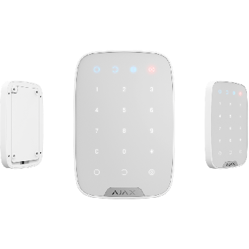 Ajax KeyPad Funk-Bedienteil Touch-Tastatur in Farbe weiß