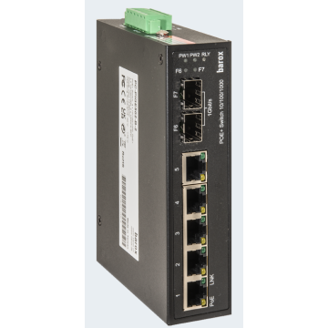 barox PC-PIGE502-B-2 Switch mit PoE+