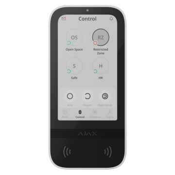 AJax Superior KeyPad TouchScreen G3 Jeweller Weiß