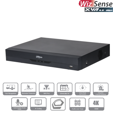Dahua XVR5104HE-4KL-I3(V3.0) Multisignal Videorekorder XVR 4 Kanal
