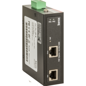 barox PC-INJ-95B PoE-Injektor für Hutschinenmontage