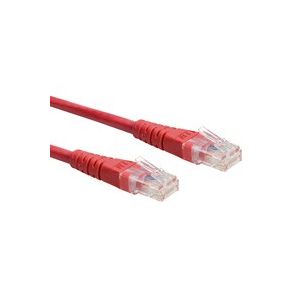 ROLINE UTP Patchkabel Kat.6 rot 0,3m-20m