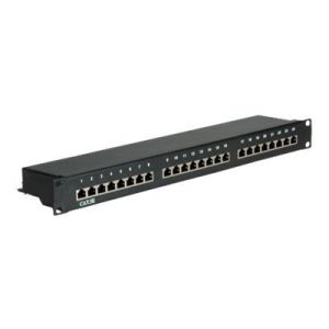 Roline Value - Patch Panel - RJ-45 X 24 - Schwarz - 19