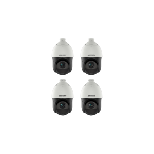 HIKVISION Überwachungskamera Set mit 4x IP PTZ Kamera DS-2DE4415IW-DE(T5)