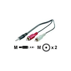 VALUE - Audiokabel - RCA (M) bis stereo mini jack (M) - 1.5 m