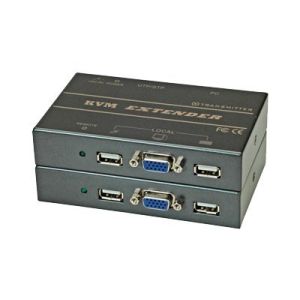 VALUE KVM Extender over RJ-45 - KVM-Extender - USB - 4-polig USB Typ A, HD D-Sub (HD-15), 15-polig / 4-polig USB Typ A, HD D-Sub (HD-15), 15-polig - bis zu 150 m