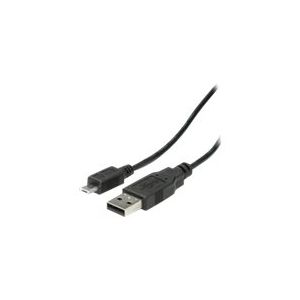Roline - USB-Kabel - USB (M) bis Micro-USB Type B (M) - USB 2.0 - 80 cm - Schwarz
