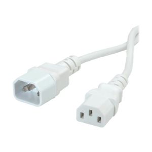 VALUE - Spannungsversorgungs-Verlängerungskabel - IEC 60320 C13 bis IEC 60320 C14 - Wechselstrom 250 V - 1.8 m - geformt