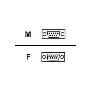 VALUE - Kabel seriell - DB-9 (M) bis DB-9 (W) - 3 m