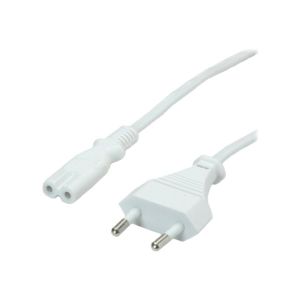 VALUE - Stromkabel - Eurostecker (M) bis IEC 60320 C7 - Wechselstrom 250 V - 2.5 A - 1.8 m