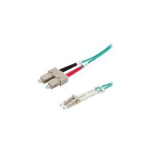 VALUE - Patch-Kabel - LC Multi-Mode (M) bis SC multi-mode (M) - 2 m - Glasfaser - 50/125 Mikrometer