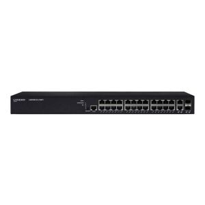 LANCOM GS-2326P+ - Switch - verwaltet - 24 x 10/100/1000 (PoE+) + 2 x Kombi-Gigabit-SFP - an Rack montierbar - PoE+ (185 W)