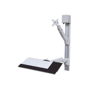 VALUE WorkStation - Wandhalterung für LCD-Anzeige/Tastatur/Maus/CPU - Aluminium