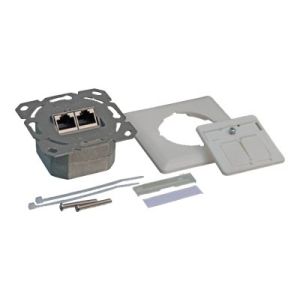 VALUE Dose - Anschlussdose, Unterputz - RJ-45 X 2 - weiß