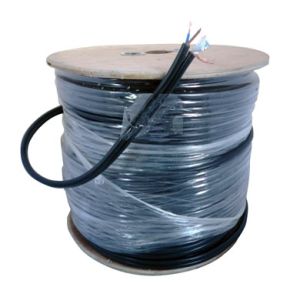 Rund Duplex Koaxialkabel 100 Meter RG59 Rund