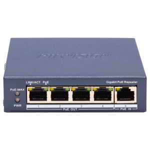 HIKVISION DS-3E0505P-E/R Gigabit PoE Repeater 4xPoE