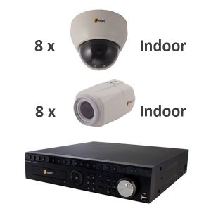 ENEO HDTVI Video Überwachungsset 16 Kanal 2MP Full HD Indoor (IR-LED)
