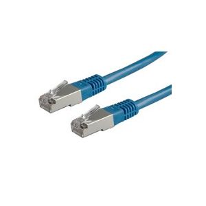 ROLINE S/FTP Patchkabel Kat. 5e blau 0,5m-5m