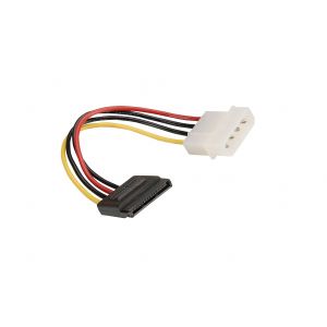 Roline - Stromkabel - interne Stromversorgung, 4-polig (M) bis 15 PIN SATA Power (M) - 15 cm