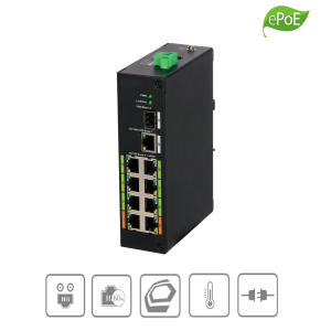 Dahua LR2110-8ET-120 (V2.0) PoE Switch