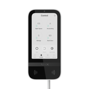 Ajax Superior KeyPad TouchScreen Fibra Weiß
