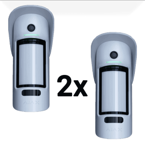 Ajax Alarmanlage Set AJ47 Außenmelder-Ergänzung 2x