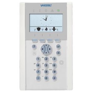 Vanderbilt SPCK623.100 Comfort Keypad w. Audio/CR Bedienteil
