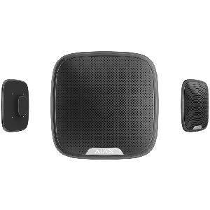 Ajax StreetSiren drahtlose Funk Außensirene in Farbe schwarz