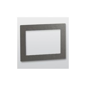 Telenot DR 801 uP Design Rahmen Edelstahl gebürstet