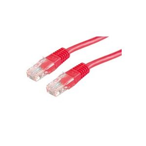 ROLINE UTP Patchkabel konf. Kat.5e rot 0,5m-20m