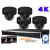 Hikvision M-38 Videoüberwachungsset 4x Dome Kamera 4K+ NVR 8 Kanal + 4 TB Festplatte 