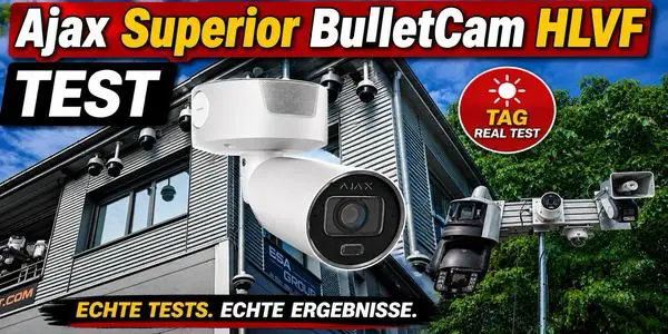 Überwachungskamera Test: Ajax Superior BulletCam HLVF im Praxistest bei Tageslicht