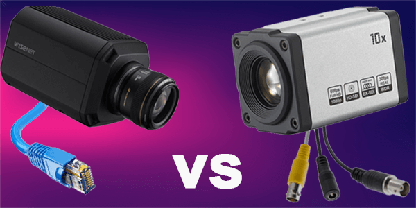 Tendenz in der Videoüberwachung 2023: Analoge Überwachungskamera versus IP Kamera