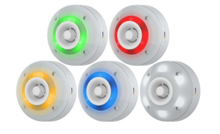 AXIS D4100-E: Stroboskop-Sirene für Überwachungskameras