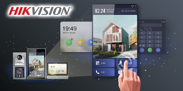 Digitale Video Türsprechanlage per 2-Draht-Kit von Hikvision ganz einfach installierbar