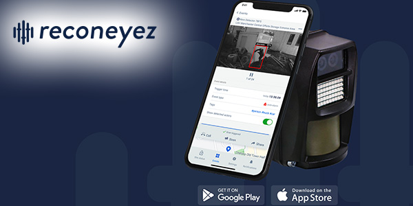 Reconeyez bietet neue Handy App für schnelle Alarmübermittlung