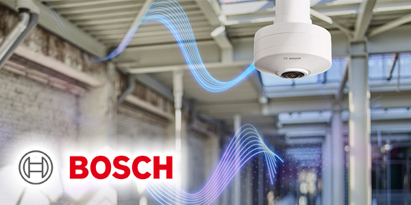Bosch FLEXIDOME Panorama 5100i Kameras mit Intelligent Audio Analytics