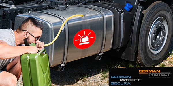 Alarmgesicherter Tankdeckel gegen Kraftstoffdiebstahl